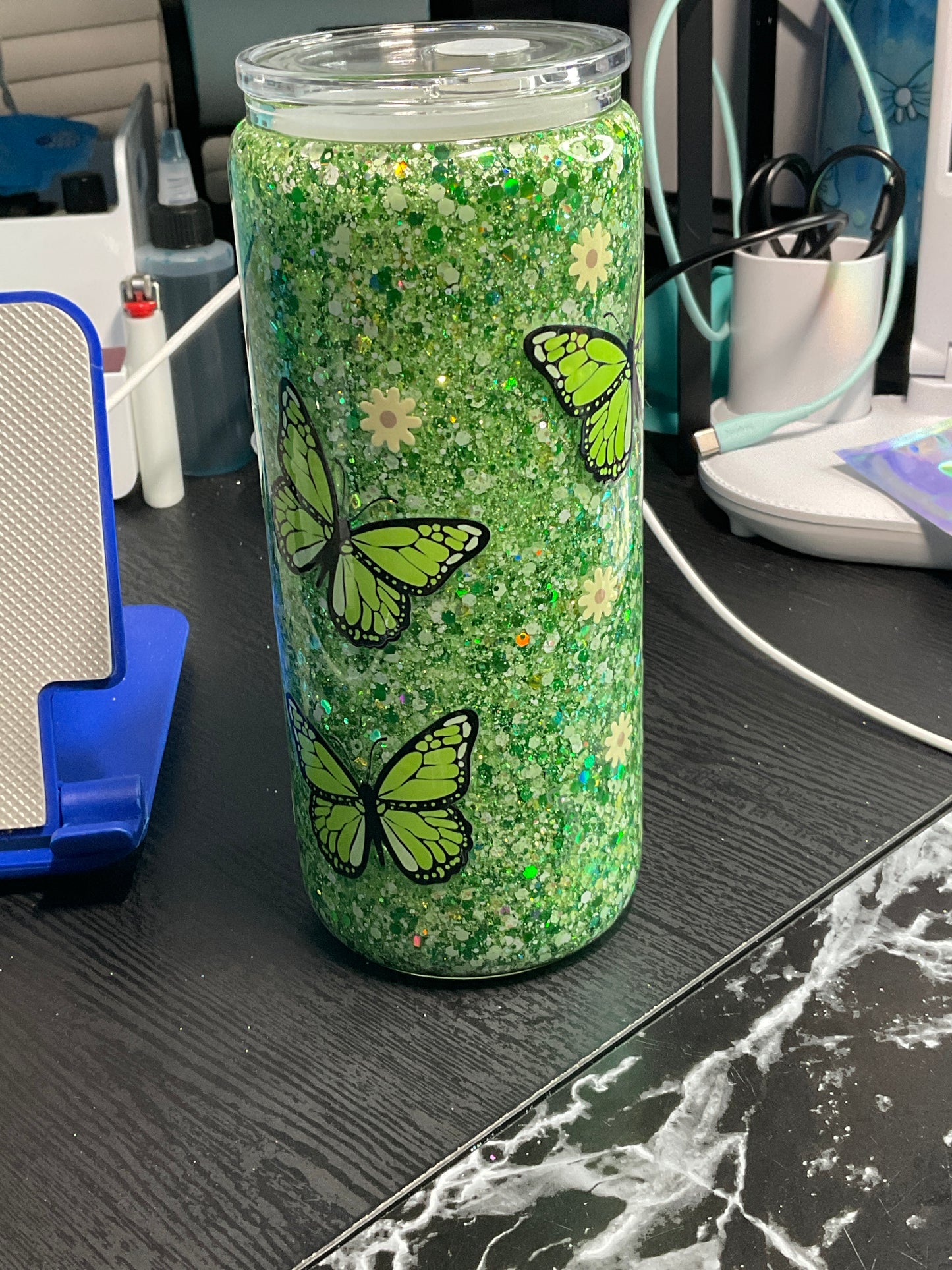Green Butterflies